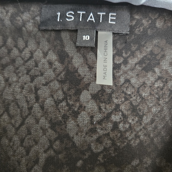 Wrap Snakeskin Dress- NWT! - Picture 6 of 8